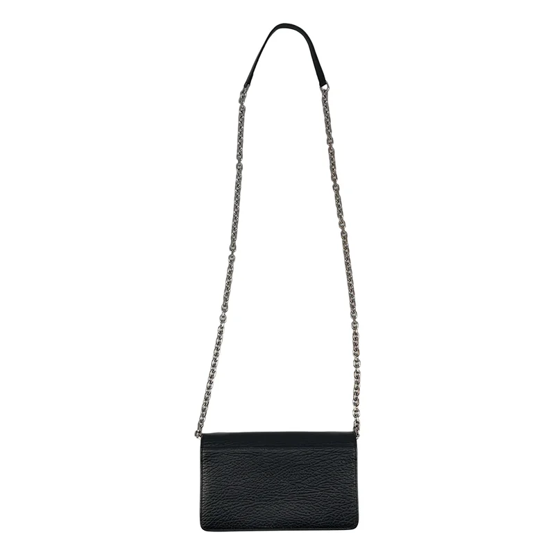 Maison Margiela / メゾンマルジェラ | 2023 | ４ステッチ グレイニーレザー チェーンウォレット ショルダーバッグ |