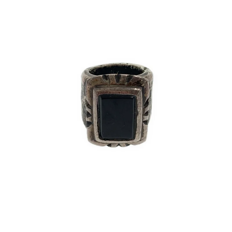 ISAMU KATAYAMA BACKLASH / イサムカタヤマバックラッシュ | ×JUN UEZONO / ONYX FORGE RING リング | シルバー/ブラック | メンズ ISAMU KATAYAMA BACKLASH / イサムカタヤマバックラッシュ | ×JUN