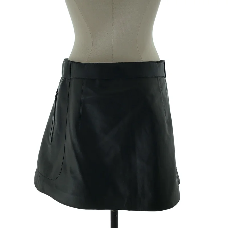 INSCRIRE レザーベルト巻きスカート　38 INSCRIRE / Anscrire | Leather Belt Wrap Skirt | Size 38 | Women's