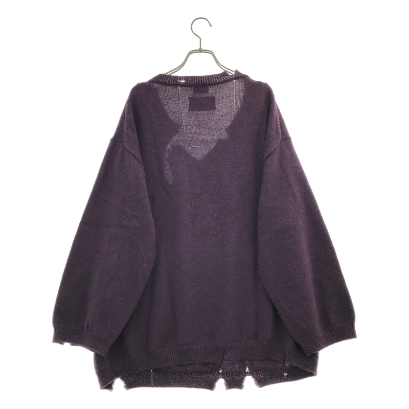 Needles / ニードルス | ×NOMA t.d. / V NECK PULLOVER SWEATER-CRUSH KNIT/KILTPIN ウール クラッシュ ニット | L | メンズ