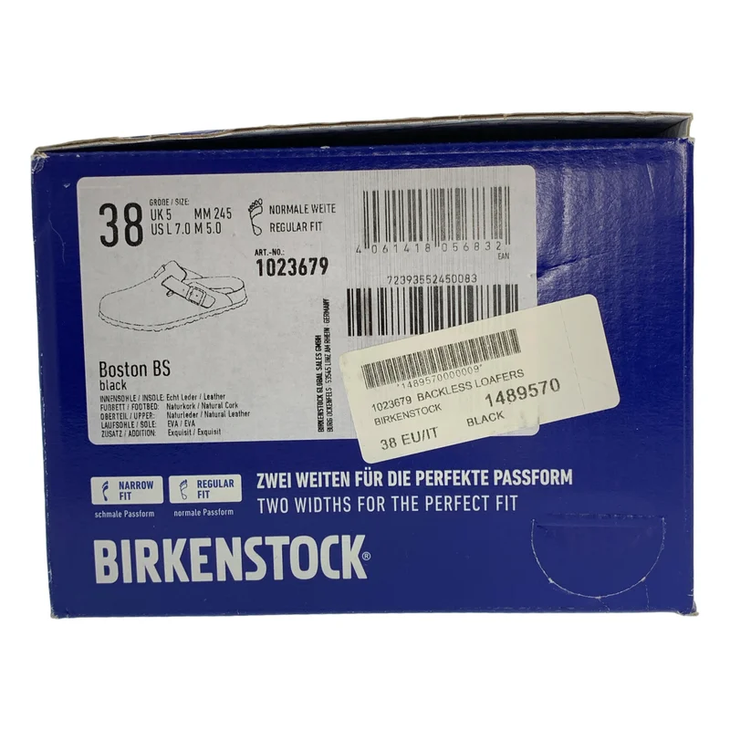 BIRKENSTOCK / ビルケンシュトック | Boston ボストン エクスクイジット ナチュラルレザー サンダル | 24.5 | レディース