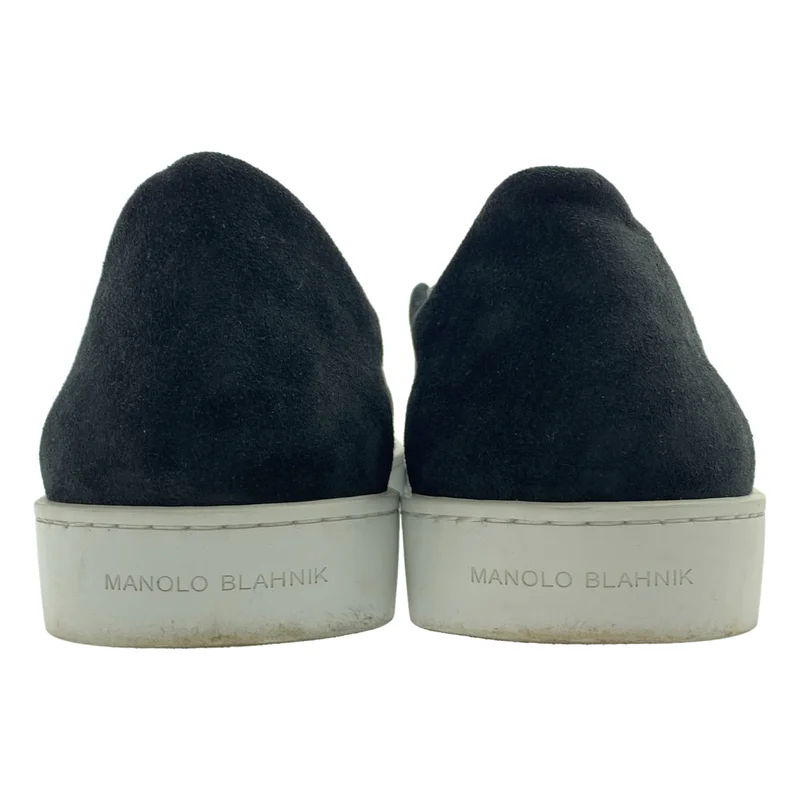 MANOLO BLAHNIK / マノロブラニク | Ron Herman 取扱い スエード レザー スリッポン シューズ | 9 | メンズ