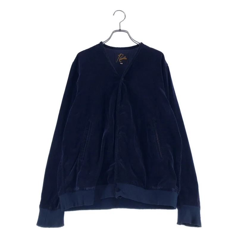 Needles / ニードルス | ベロア Vネック リブ切替 シャツ | S | メンズ