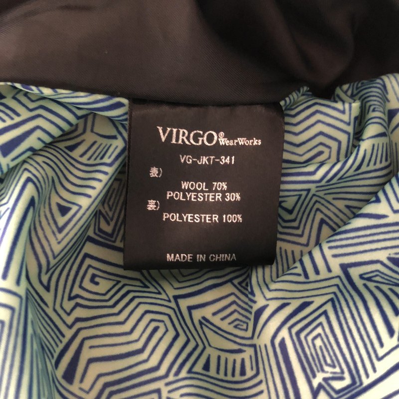 VIRGOwearworks / ヴァルゴウェアワークス | ウール ライダースコート VG-JKT-341 | 4 | メンズ