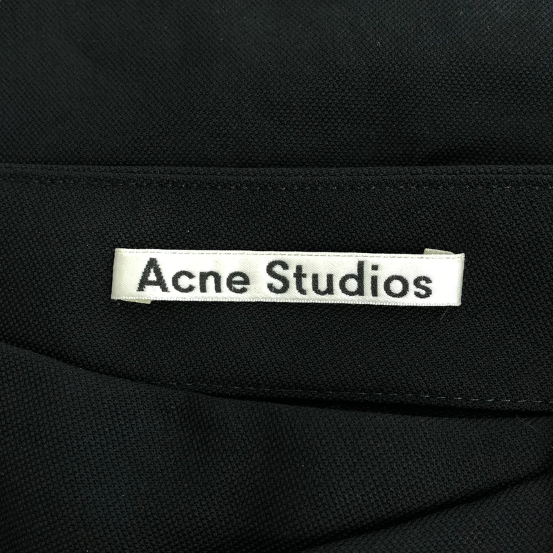 Acne Studios / アクネストゥディオズ | HOISE STRUCT W / ウール ラップスカート | 34 | レディース