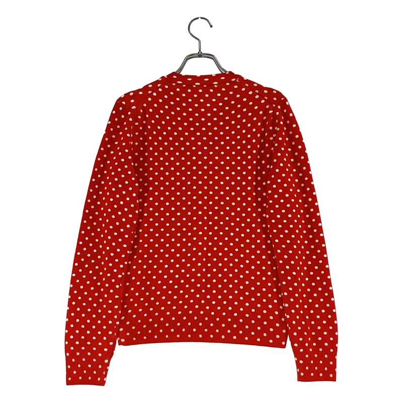 COMME des GARCONS / コムデギャルソン | 2005AW | ウール ドット Vネックニット | M | レディース