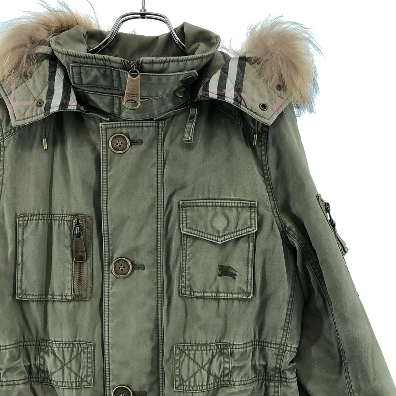 BURBERRY BLUE LABEL / バーバリーブルーレーベル | コットン 裏地キルティング モッズコート | 38 | レディース