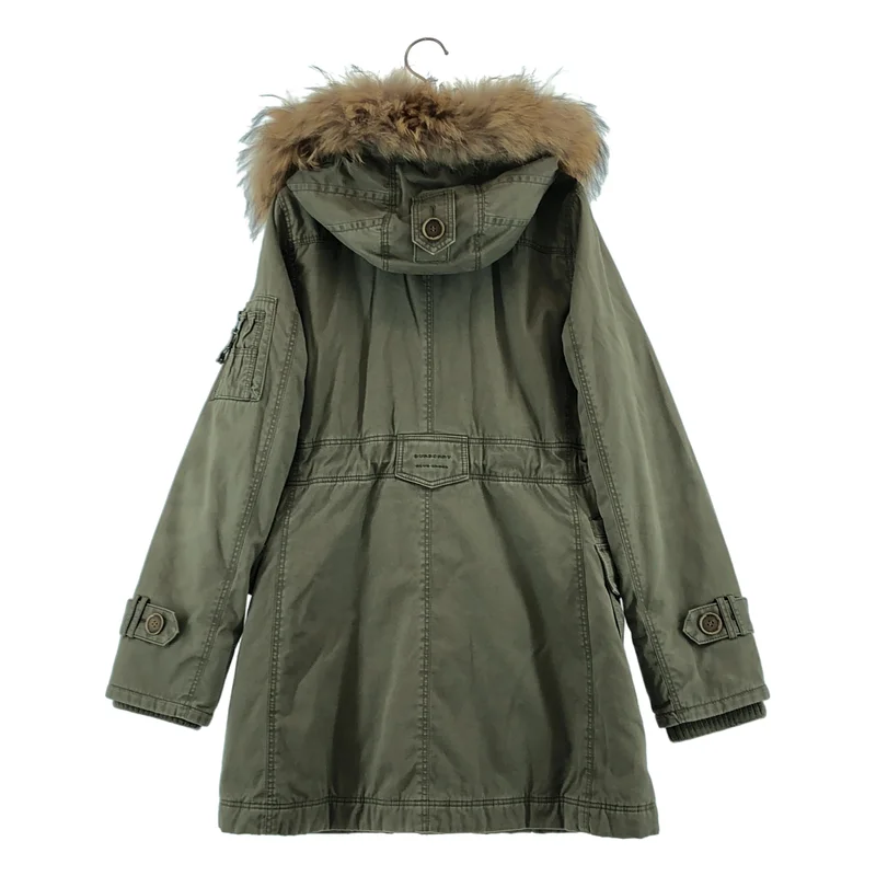 BURBERRY BLUE LABEL / バーバリーブルーレーベル | コットン 裏地キルティング モッズコート | 38 | レディース