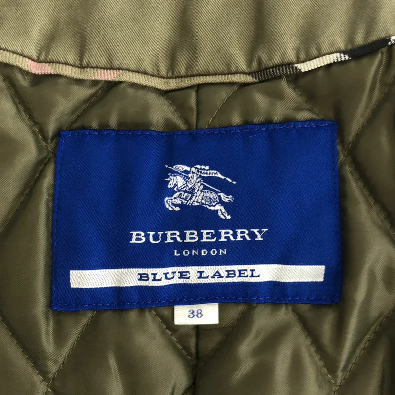 BURBERRY BLUE LABEL / バーバリーブルーレーベル | コットン 裏地キルティング モッズコート | 38 | レディース