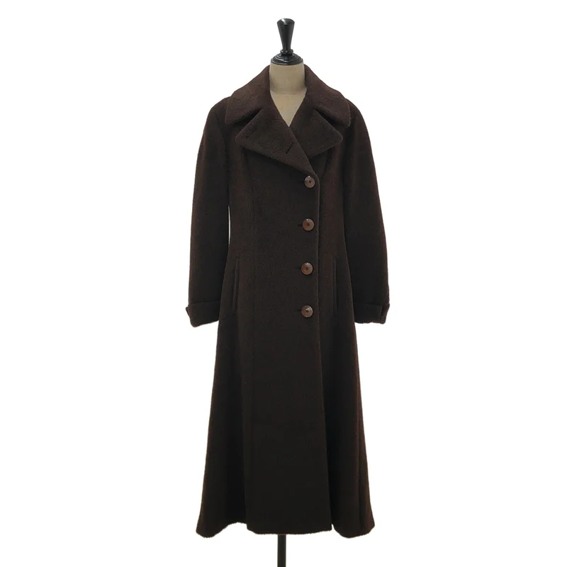 MaxMara MAX&Co. ビッグカラー　アルパカウール ロングコート42 Max Mara / マックスマーラ | アルパカ ウール シャギー ロングコート