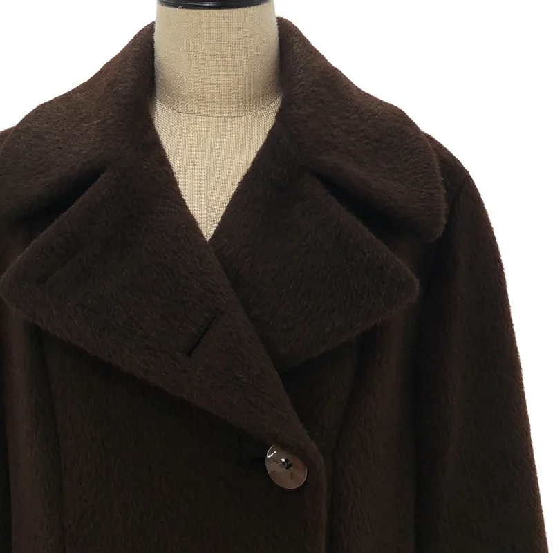 MaxMara MAX&Co. ビッグカラー　アルパカウール ロングコート42 Max Mara / マックスマーラ | アルパカ ウール シャギー ロングコート