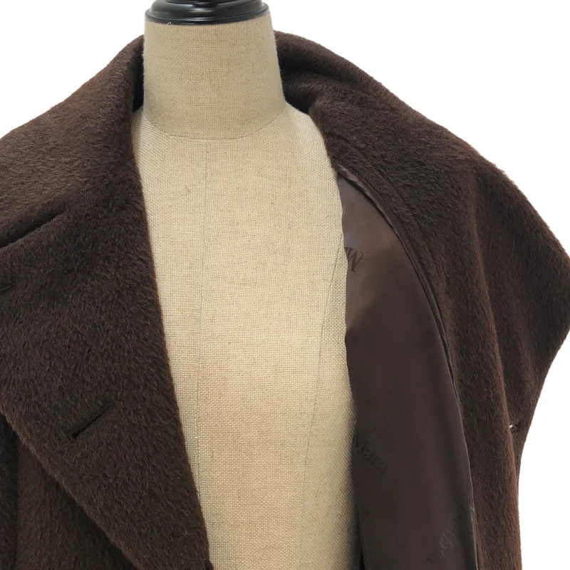 Max Mara / マックスマーラ | アルパカ ウール シャギー ロングコート | 42 | レディース
