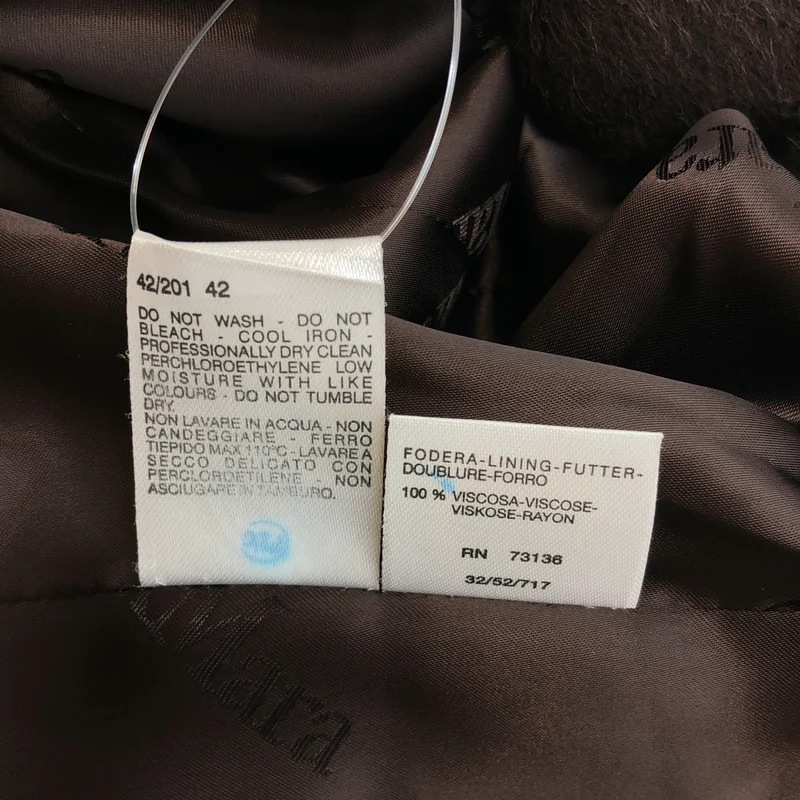Max Mara / マックスマーラ | アルパカ ウール シャギー ロングコート | 42 | レディース