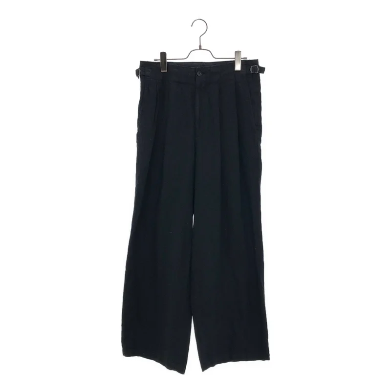 marka / マーカ | 2026SS | TWO TUCK MILITARY TROUSERS リネンキャンバス ツータックミリタリートラウザーズ | 1 | メンズ