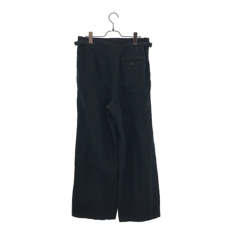 marka / マーカ | 2026SS | TWO TUCK MILITARY TROUSERS リネンキャンバス ツータックミリタリートラウザーズ | 1 | メンズ