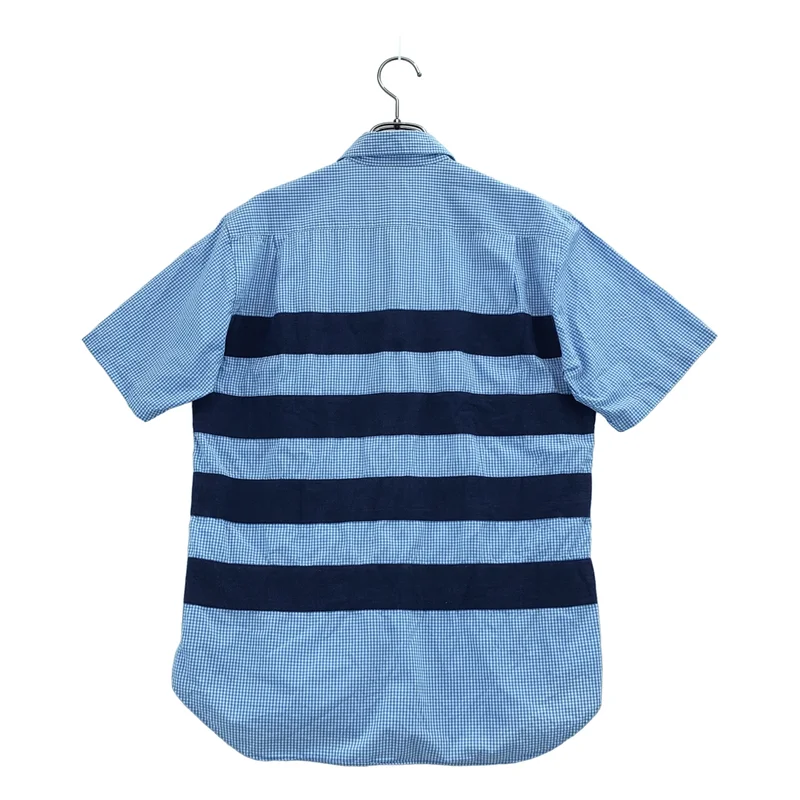 COMME des GARCONS HOMME / コムデギャルソンオム | 2011SS | ギンガムチェック ボーダー 切替 シャツ | S | メンズ