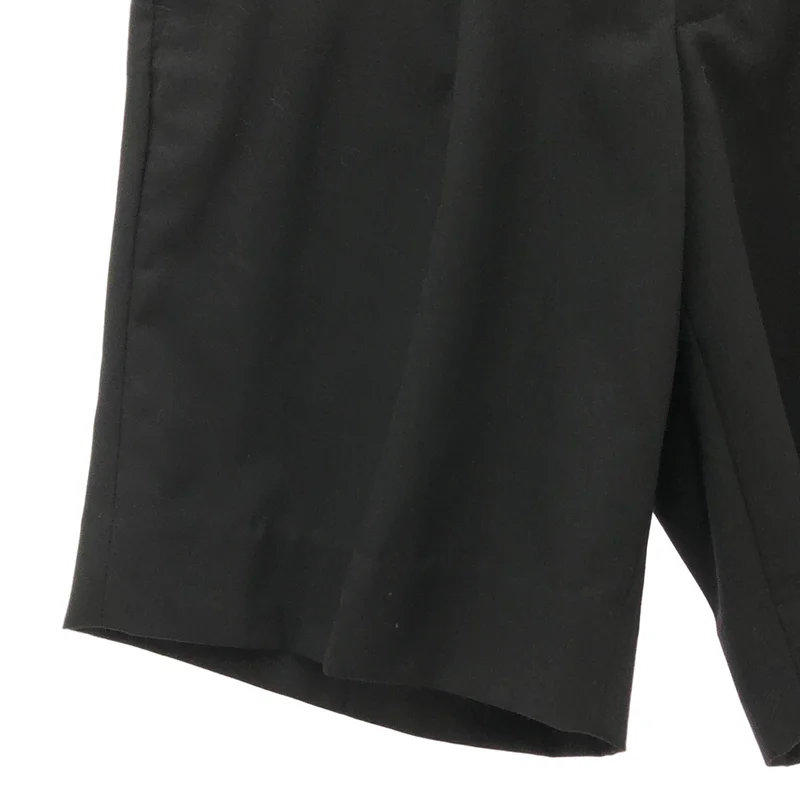 BLACK COMME des GARCONS / ブラックコムデギャルソン | 2012SS | ウールギャバ タックショートパンツ | S | メンズ