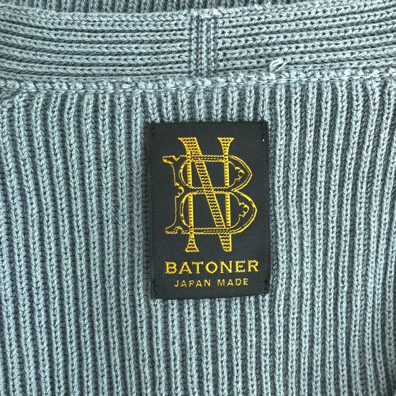 BATONER / バトナー | HIGH COUNT RIB V-NECK Vネック リブニット | 2 | レディース