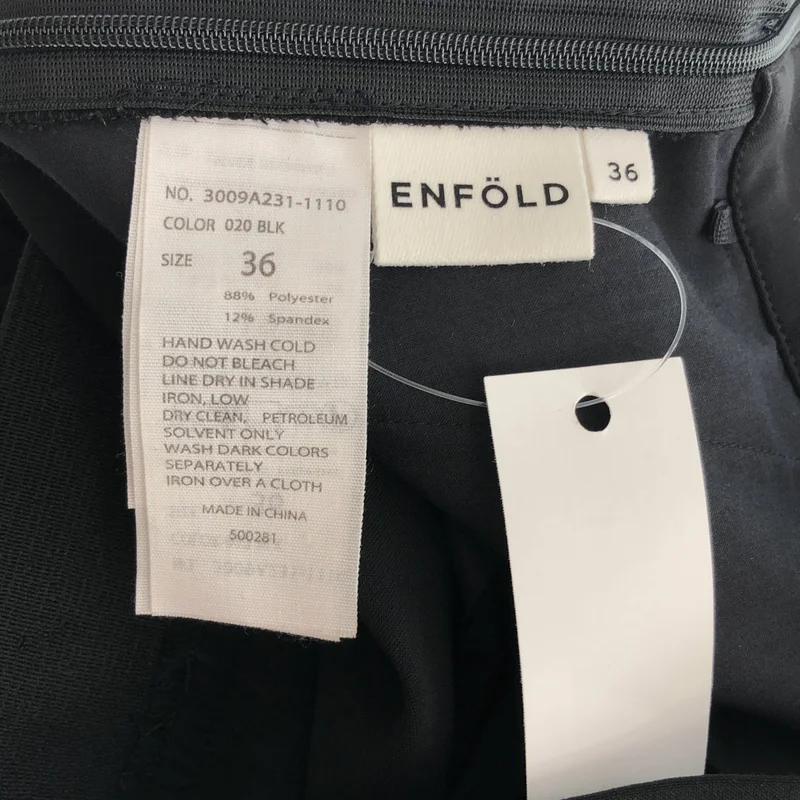 ENFOLD / エンフォルド | ライトツイル タック テーパードパンツ | 36 | レディース
