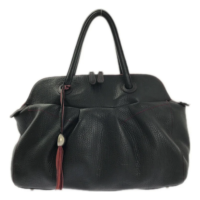 FURLA / フルラ | レザー チャーム ハンド トートバッグ / ロゴ総裏地 |