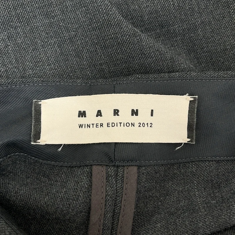 MARNI / マルニ | ウール ドローストリング パンツ | 38 | レディース