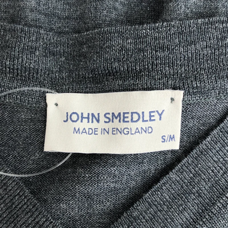 JOHN SMEDLEY / ジョンスメドレー | メリノウールVネックニット | S/M | レディース