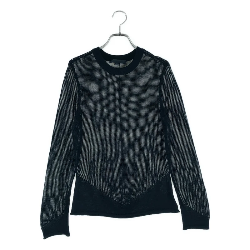 ALEXANDER WANG / アレキサンダーワン | メッシュ ロングスリーブ カットソー | S | レディース