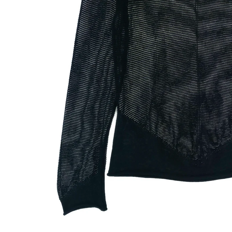 ALEXANDER WANG / アレキサンダーワン | メッシュ ロングスリーブ カットソー | S | レディース