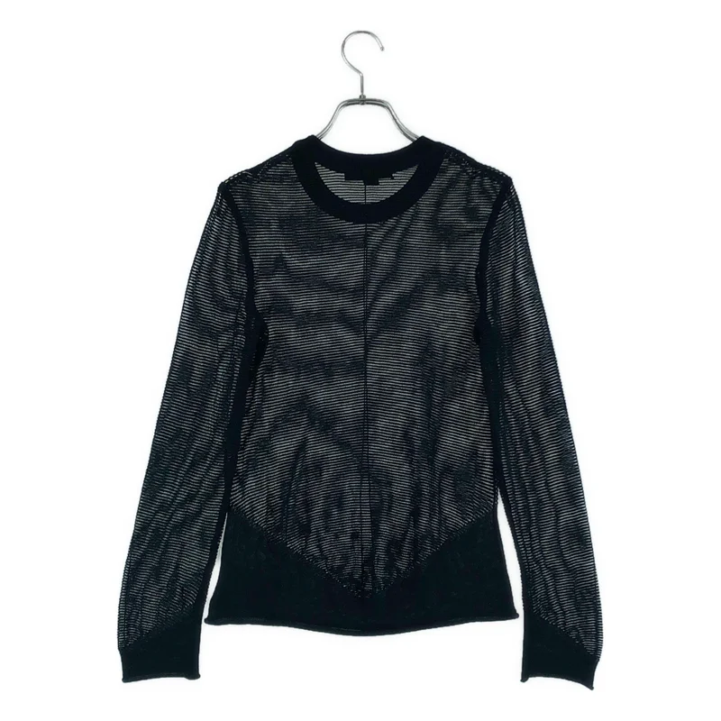 ALEXANDER WANG / アレキサンダーワン | メッシュ ロングスリーブ カットソー | S | レディース