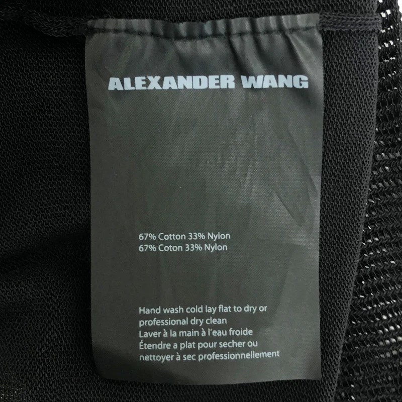 ALEXANDER WANG / アレキサンダーワン | メッシュ ロングスリーブ カットソー | S | レディース