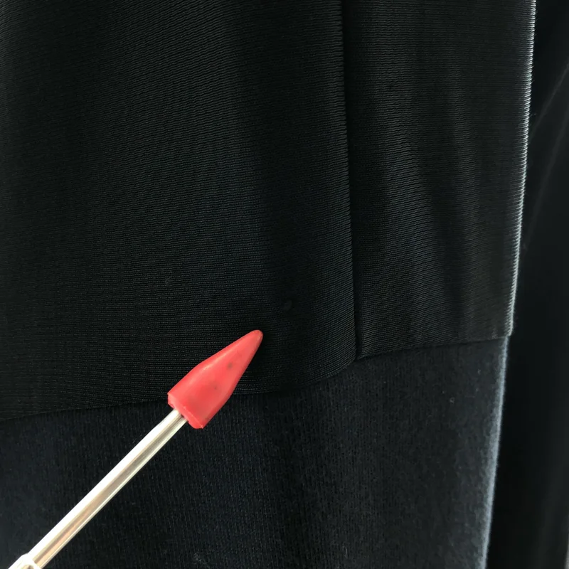 MM6 Maison Margiela / エムエムシックスメゾンマルジェラ | 2018AW | FRONT DRAPE DRESS スウェット 切替 ワンピース | S | レディース