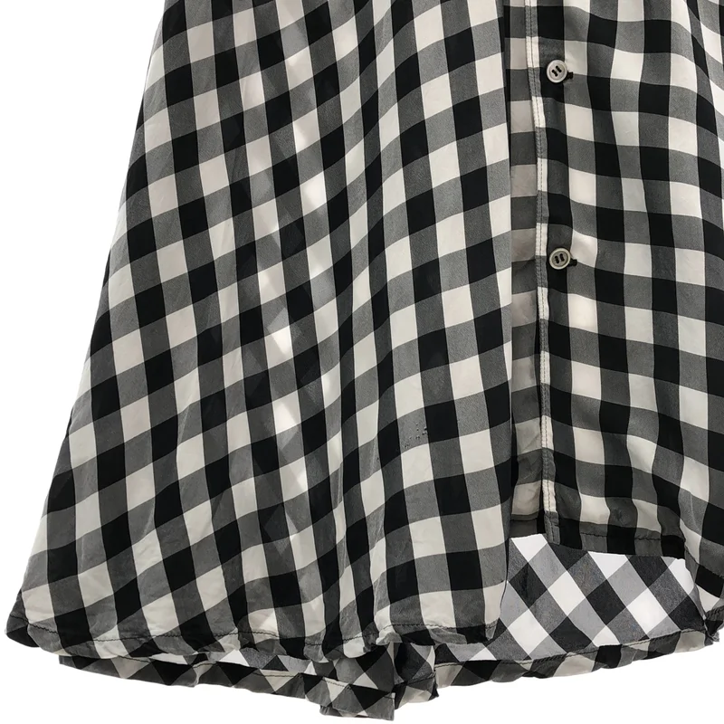 tricot COMME des GARCONS / トリココムデギャルソン | 1992AW | レーヨン オープンカラー チェックシャツワンピース | M | レディース