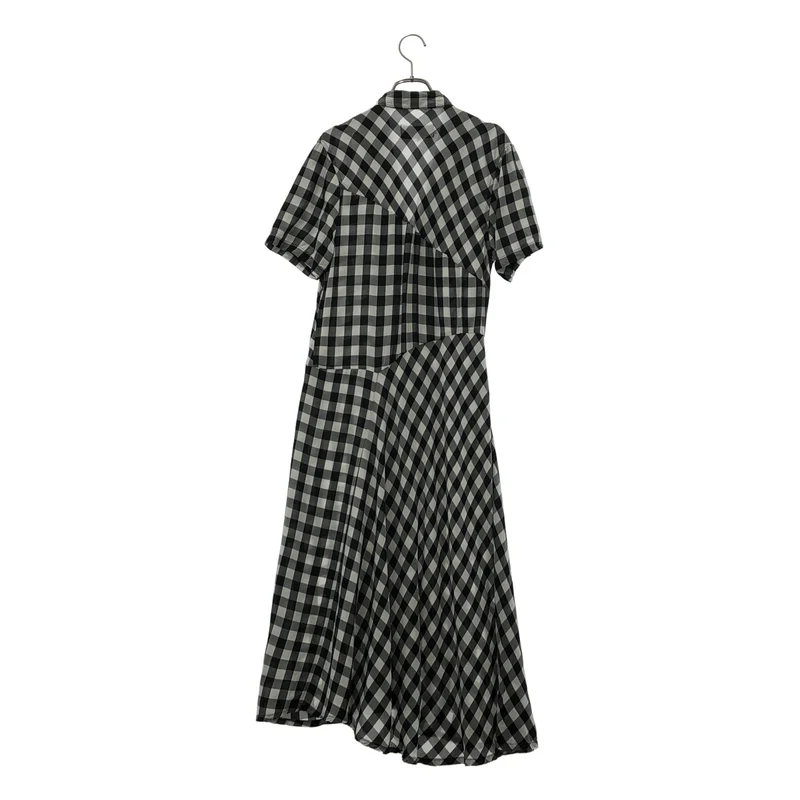 tricot COMME des GARCONS / トリココムデギャルソン | 1992AW | レーヨン オープンカラー チェックシャツワンピース | M | レディース