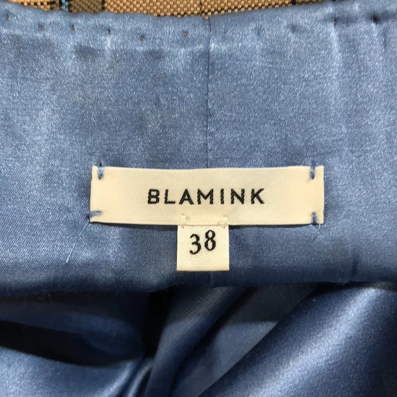 BLAMINK / ブラミンク | S C CHECK NSL OP チェックワンピース | 38