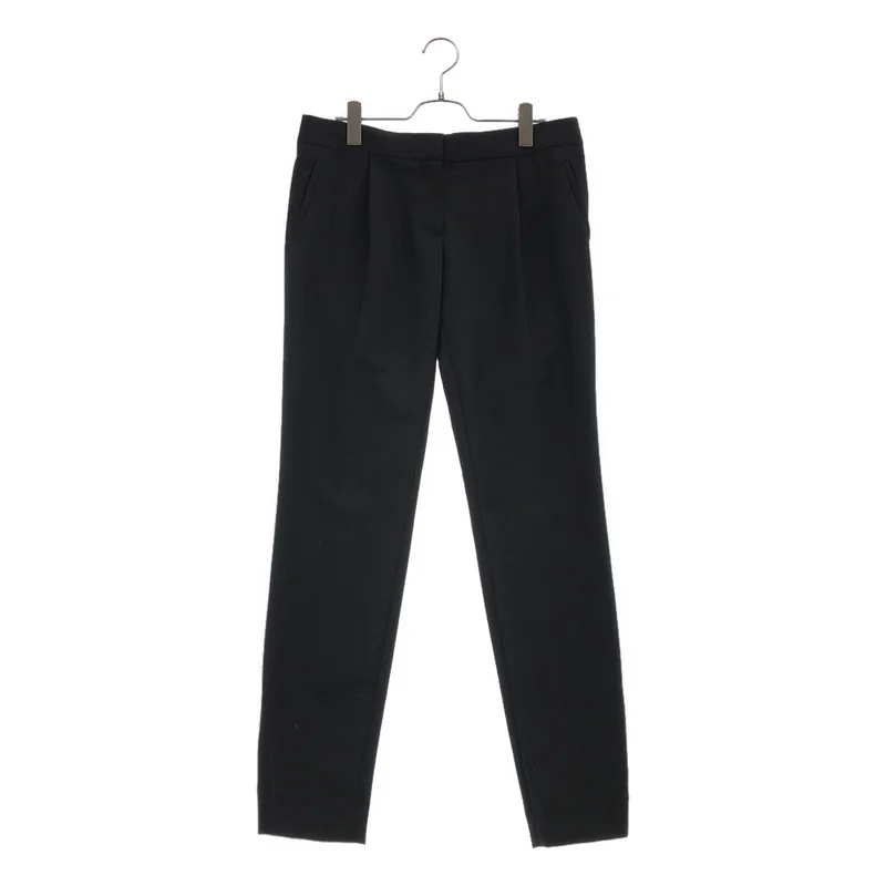 BALENCIAGA / バレンシアガ | ウール 裾ジップ スラックス パンツ | 40 | レディース