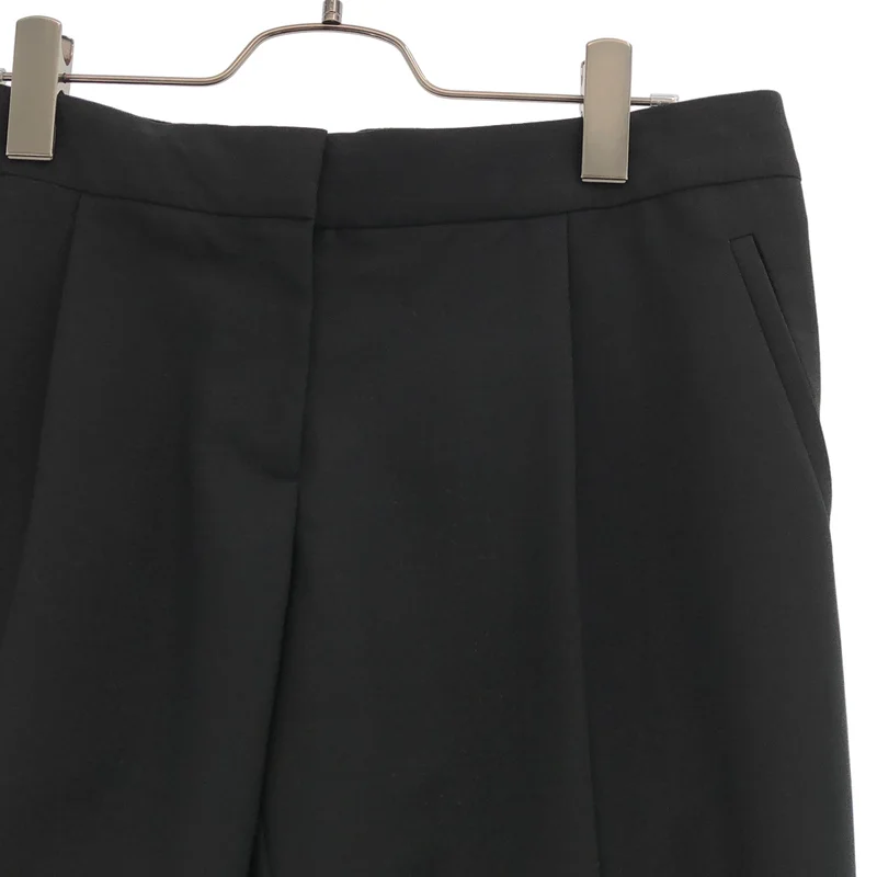 BALENCIAGA / バレンシアガ | ウール 裾ジップ スラックス パンツ | 40 | レディース