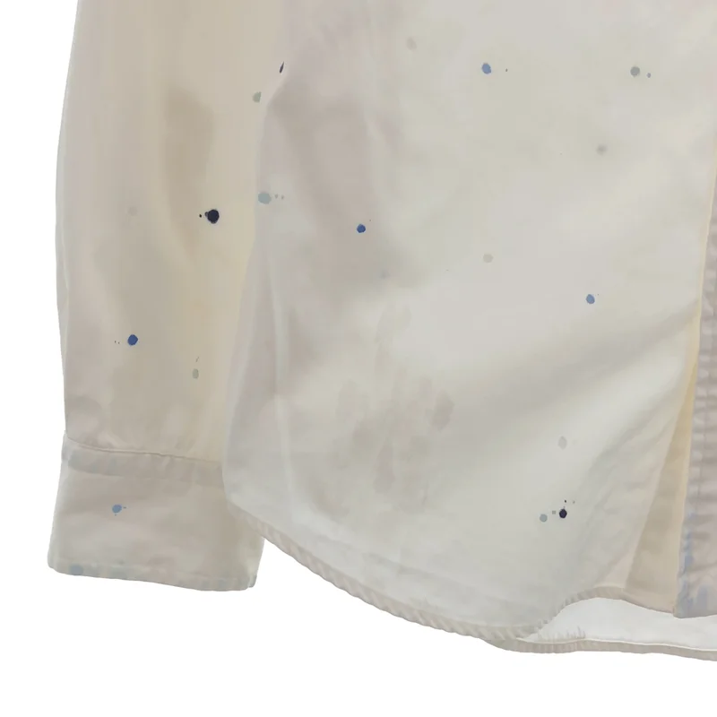 POLO BY RALPH LAUREN / ポロバイラルフローレン | CLASSIC FIT コットン ロゴ刺しゅう ペイントシャツ | S | メンズ