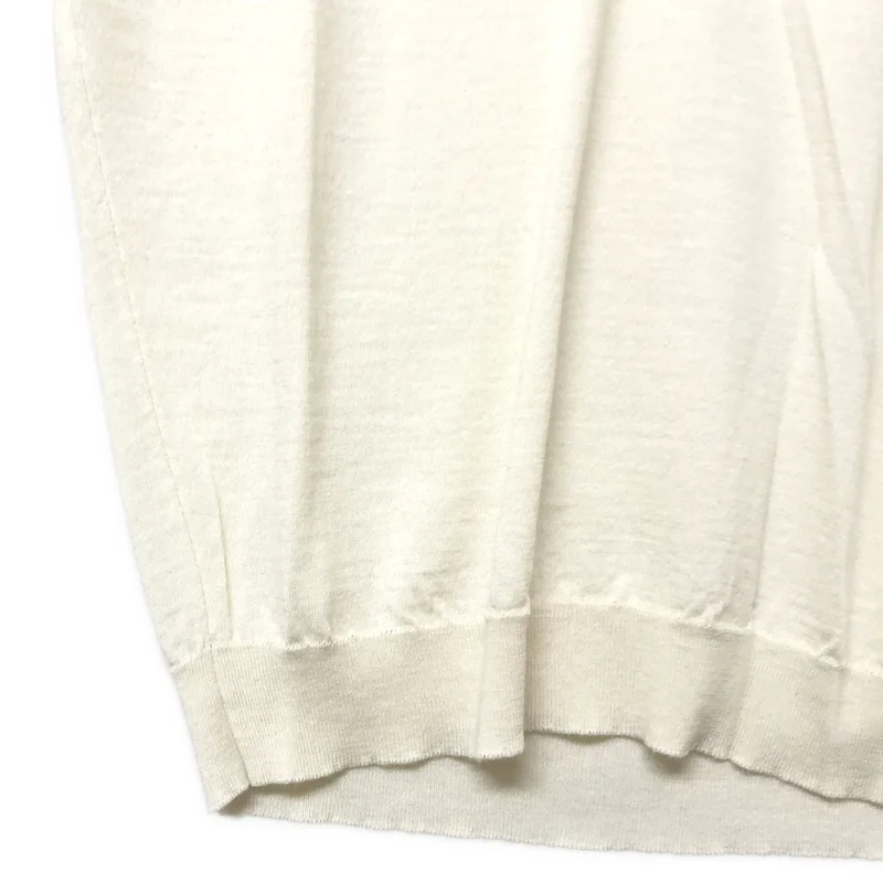 JOHN SMEDLEY / ジョンスメドレー | ウール コットン 半袖 ニットポロシャツ | S | メンズ