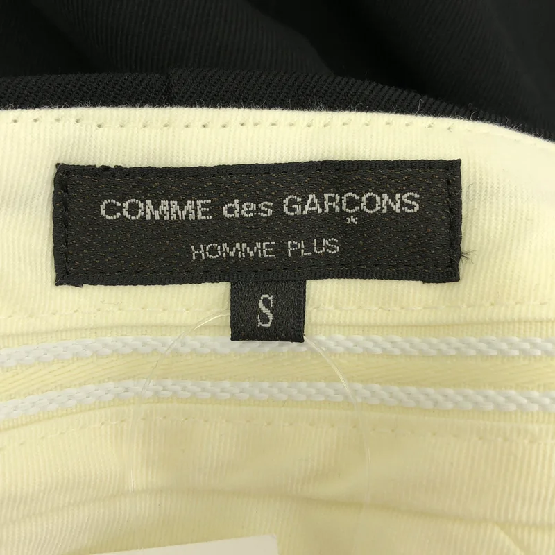 COMME des GARCONS HOMME PLUS / コムデギャルソンオムプリュス | 2025SS | リボン装飾 2タック ワイドパンツ | S | メンズ