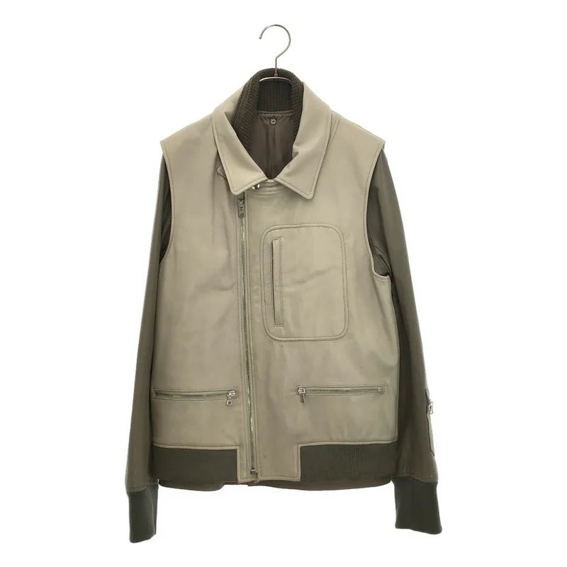 UNDERCOVERISM / アンダーカバイズム | 2007AW | PURPLE期 レザー ライダース ドッキングジャケット | 3 | メンズ