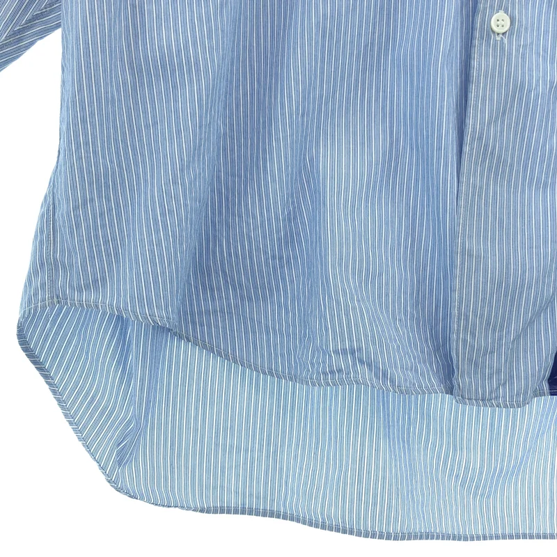 COMME des GARCONS HOMME / コムデギャルソンオム | AD1996 | コットン ストライプ 2ライン テーピングシャツ |