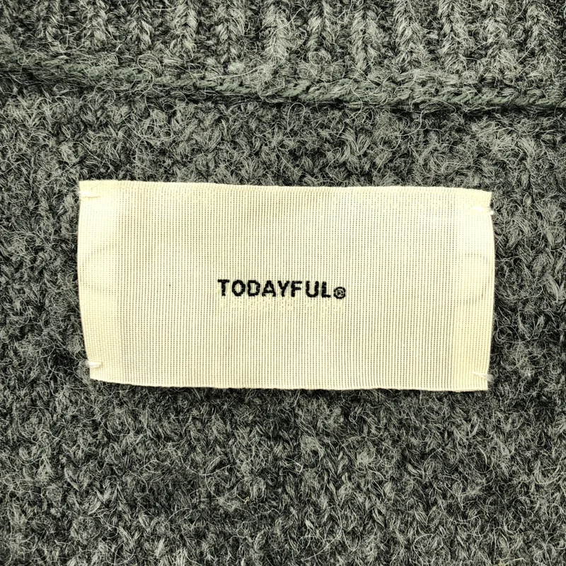 TODAYFUL / トゥデイフル | Brashed Vneck Cardigan ブラッシュドVネックカーディガン | F | レディース