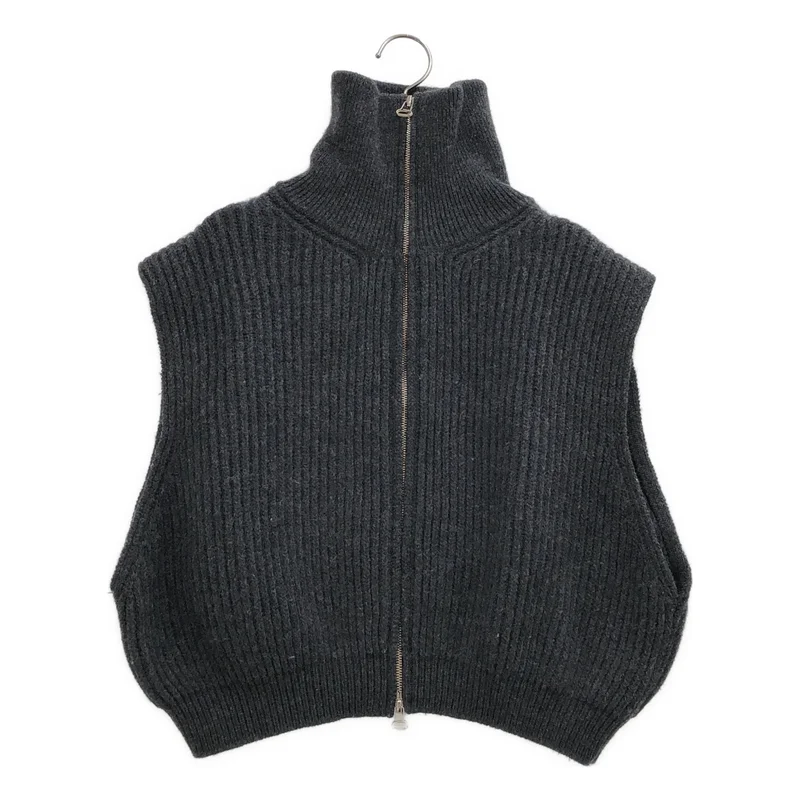 JOHN MASON SMITH / ジョンメイソンスミス | 5G ZIP DRIVERS KNIT VEST ニットベスト | S | レディース