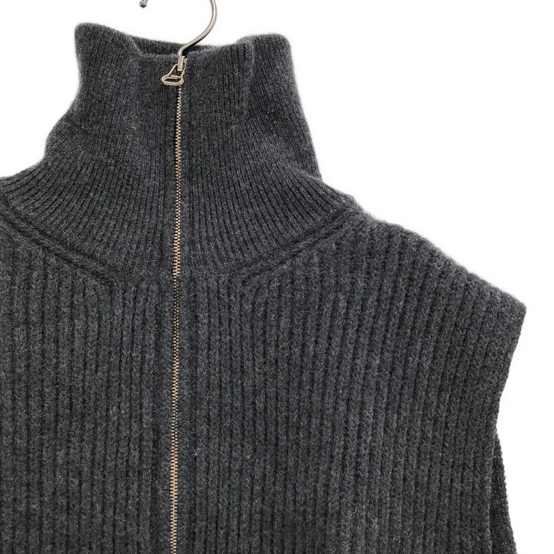 JOHN MASON SMITH / ジョンメイソンスミス | 5G ZIP DRIVERS KNIT VEST ニットベスト | S | レディース