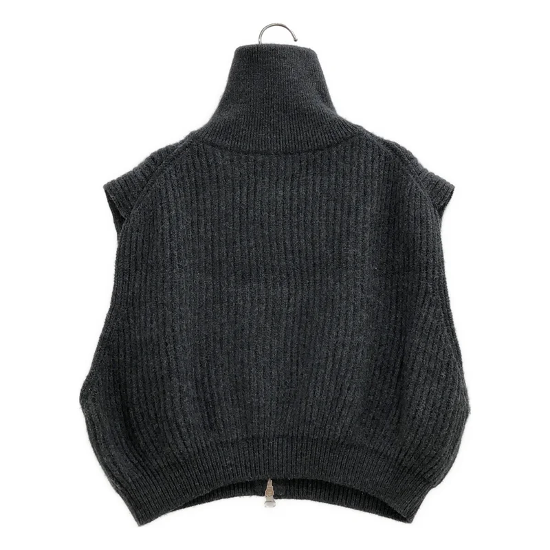 JOHN MASON SMITH / ジョンメイソンスミス | 5G ZIP DRIVERS KNIT VEST ニットベスト | S | レディース