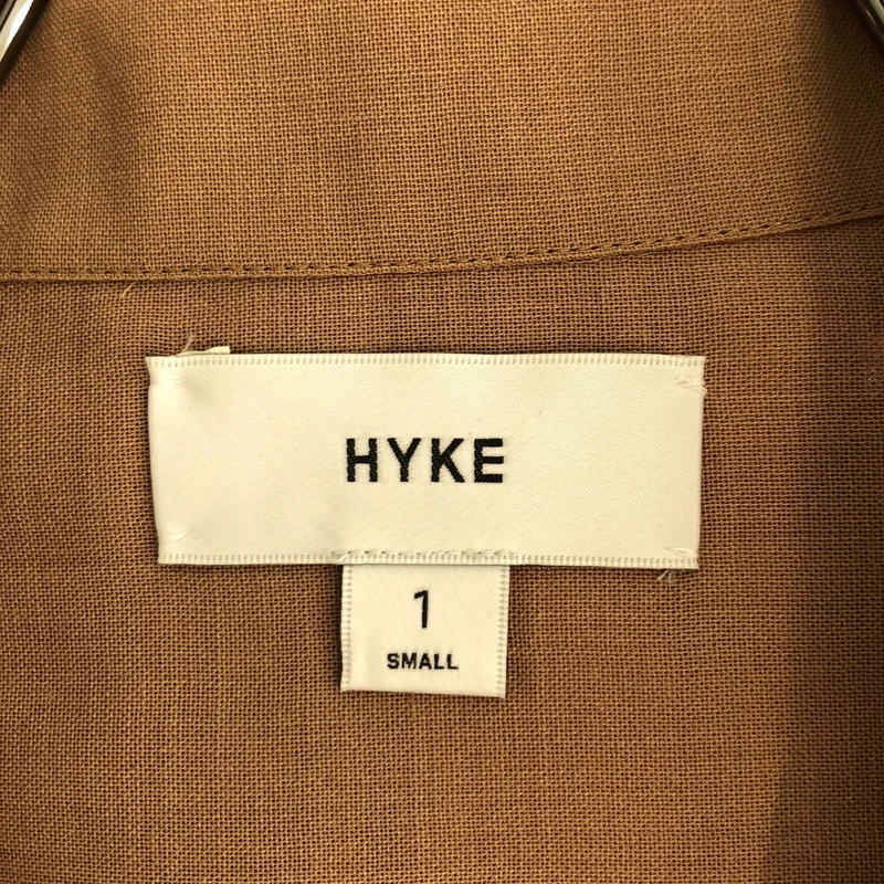 HYKE / ハイク | 2025SS | T/W VOILE CROPPED SHIRT ボイル クロップドシャツ | 1 | レディース