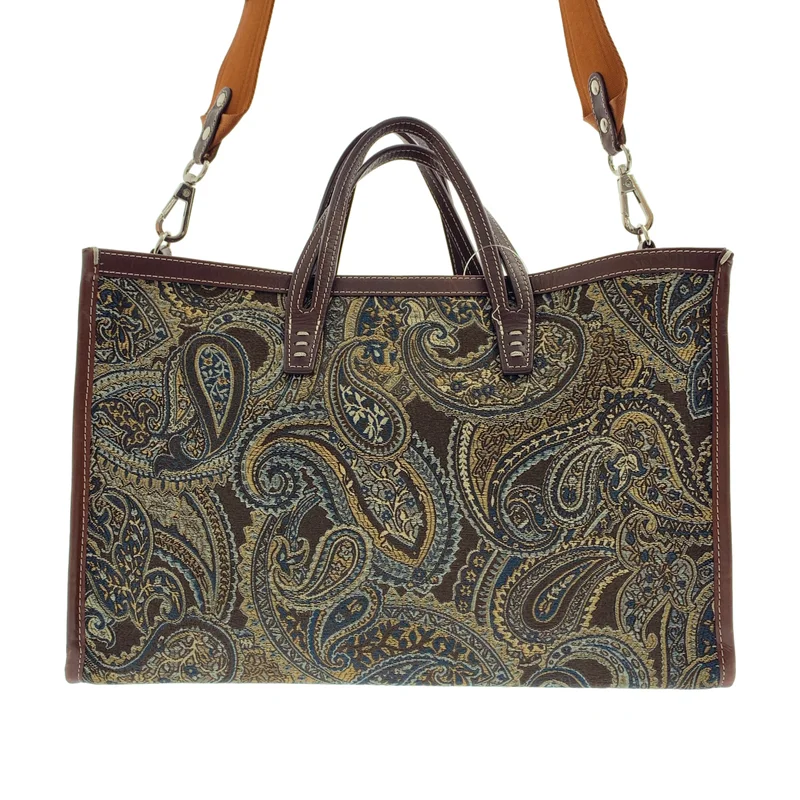 A VACATION / アヴァケーション | BREAD Paisley Print Tote Bag / ブレッド ペイズリー ジャガード 2way ショルダー付き トートバッグ |