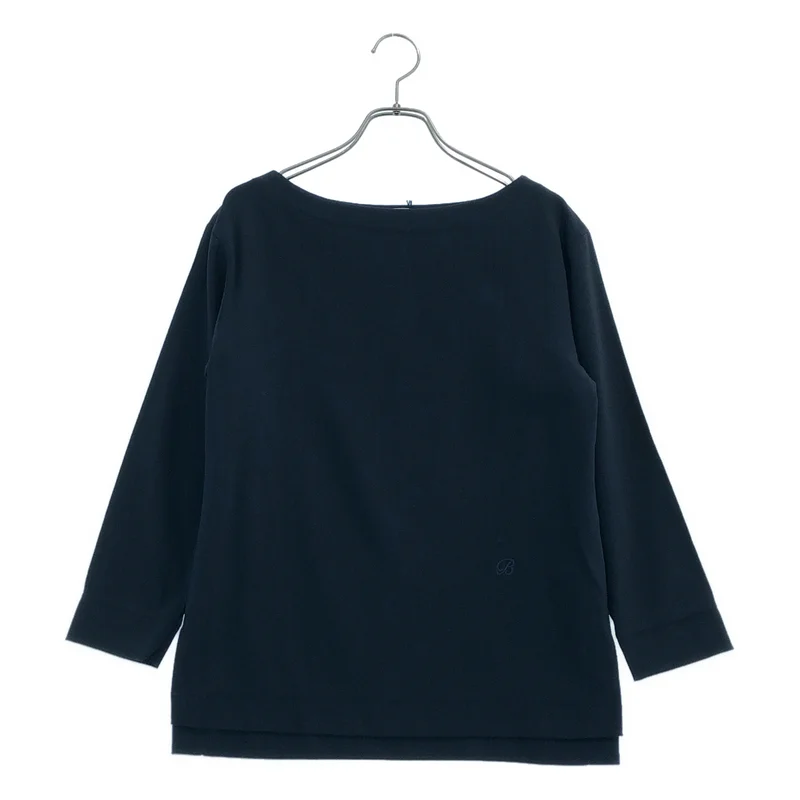 MADISON BLUE / マディソンブルー | BOAT NECK PO W/RY / ウールストレッチ プルオーバーブラウス | XS | レディース