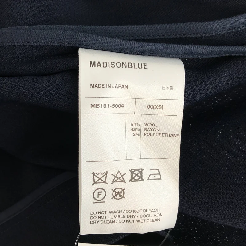 MADISON BLUE / マディソンブルー | BOAT NECK PO W/RY / ウールストレッチ プルオーバーブラウス | XS | レディース
