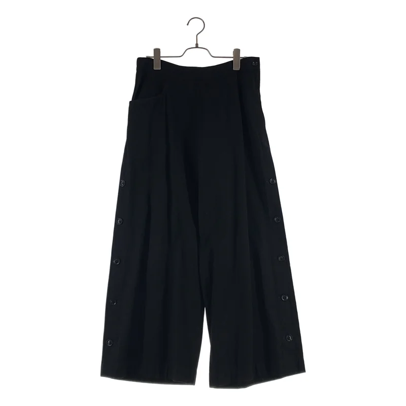 Y's / ワイズヨウジヤマモト | 2018AW | サイドボタン ワイドスラックス パンツ | 1 | レディース